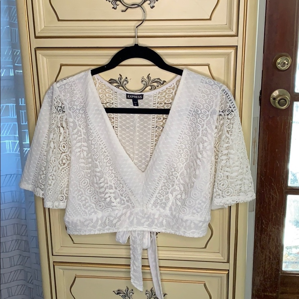 Crochet crop top